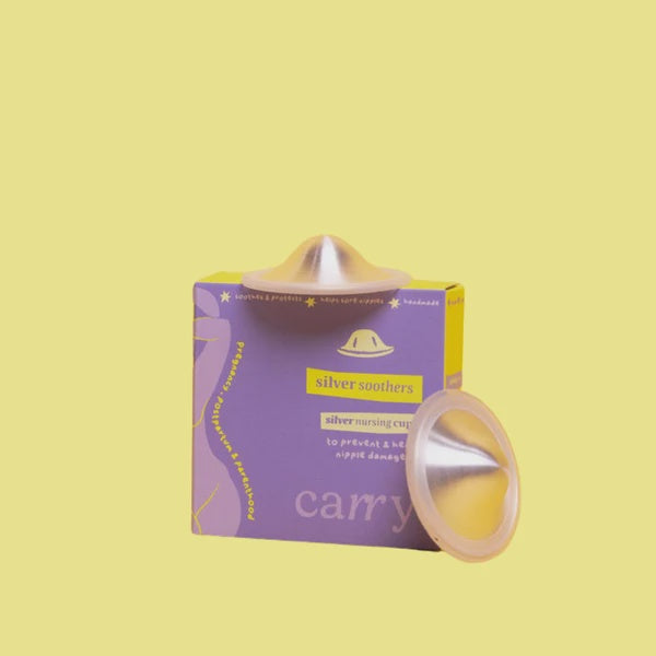 Carry - Silver Soothers - Silver Nursing Cups with Silicone Cushion