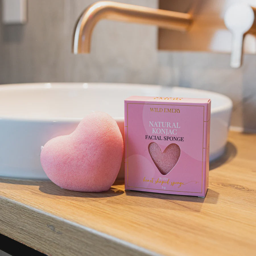Wild Emery - Natural Konjac Sponge - Blush