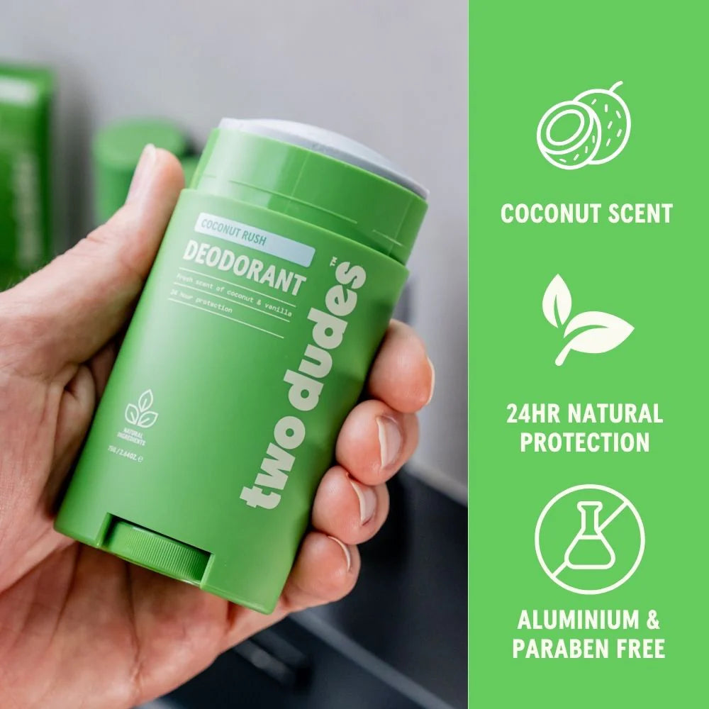 Two Dudes - Mens Natural Deodorant