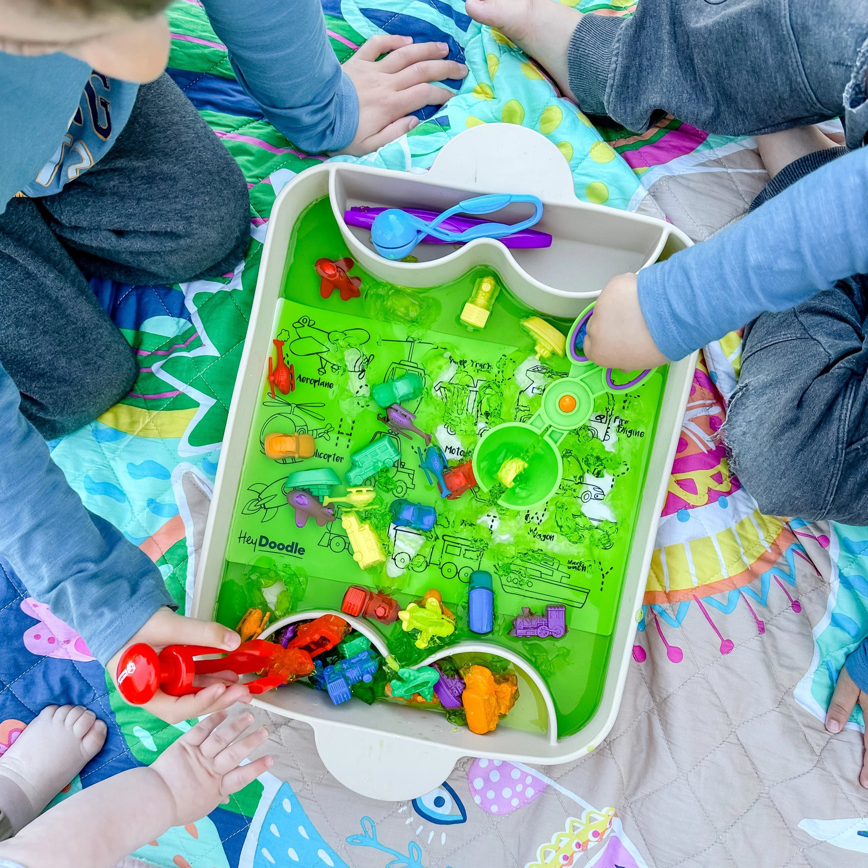 Hey Doodle - Reusable Silicone Colouring Mats - Mini