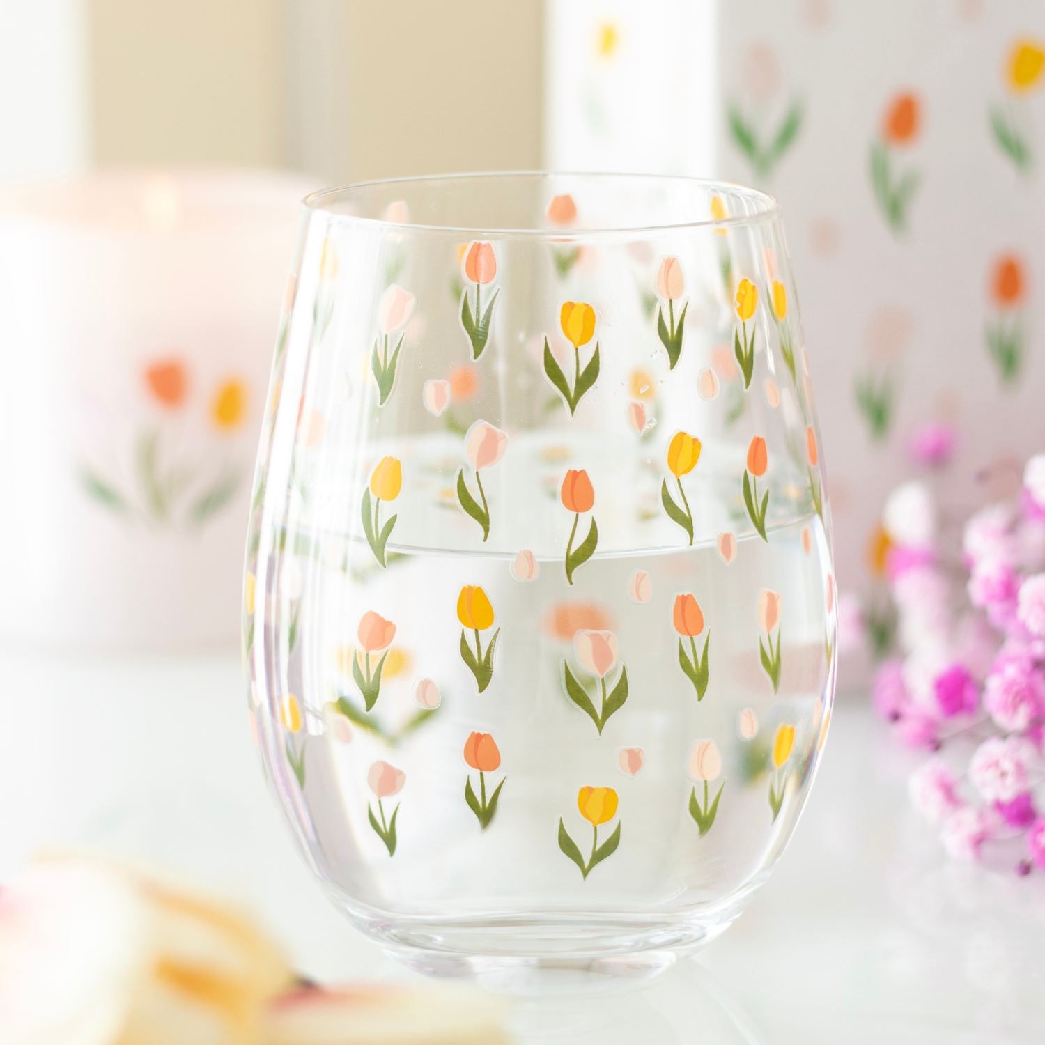 Tulip Stemless Glass
