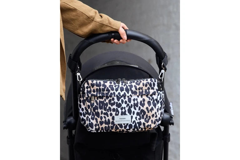 Finnson - FREYA Eco Oversized Stroller Organiser - Leopard