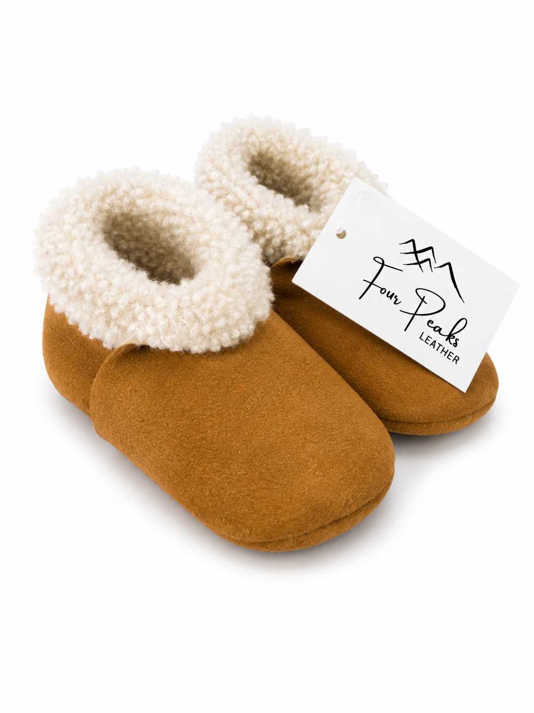 Lambskin Booties - Tan