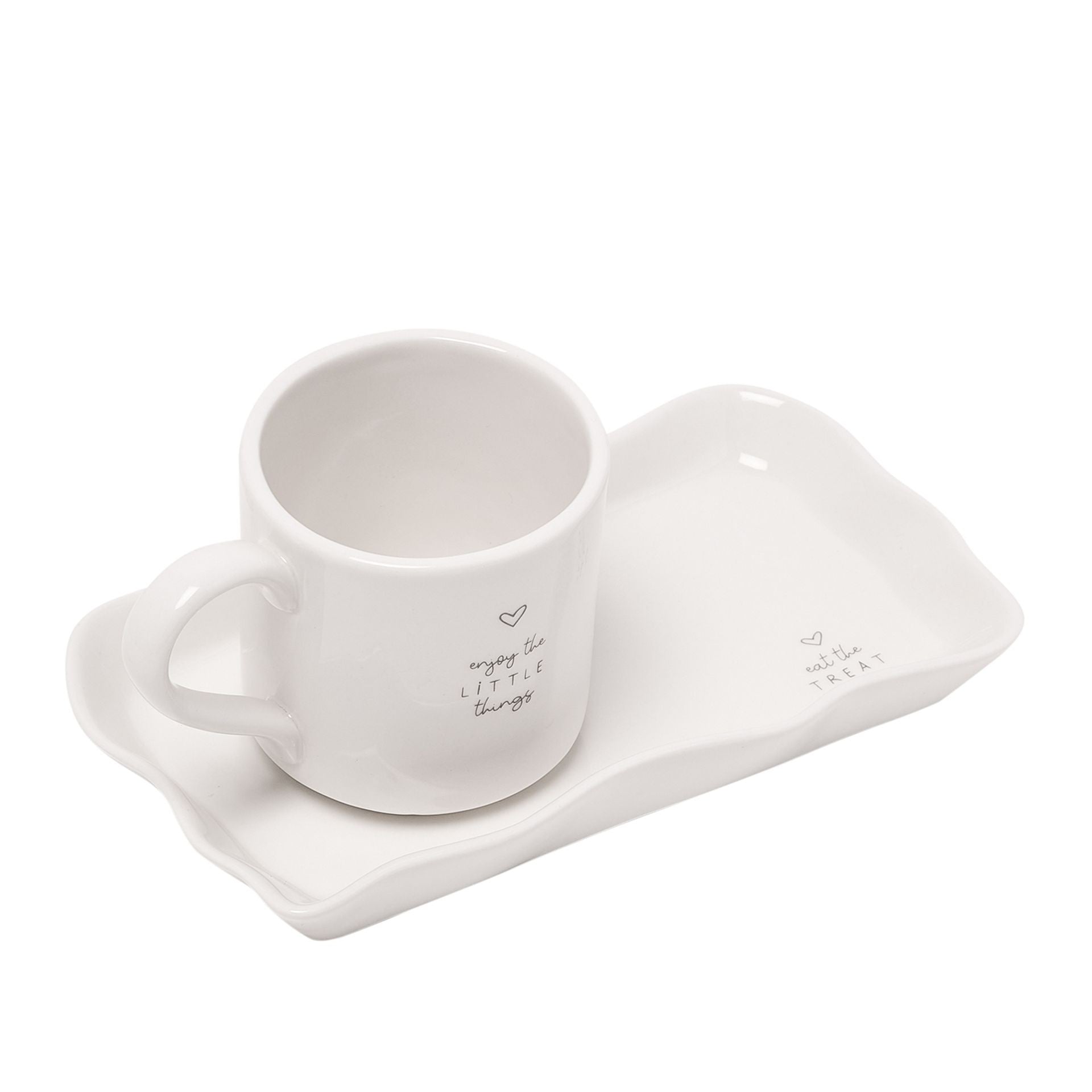 Enjoy The Little Things Plate + Mug Set