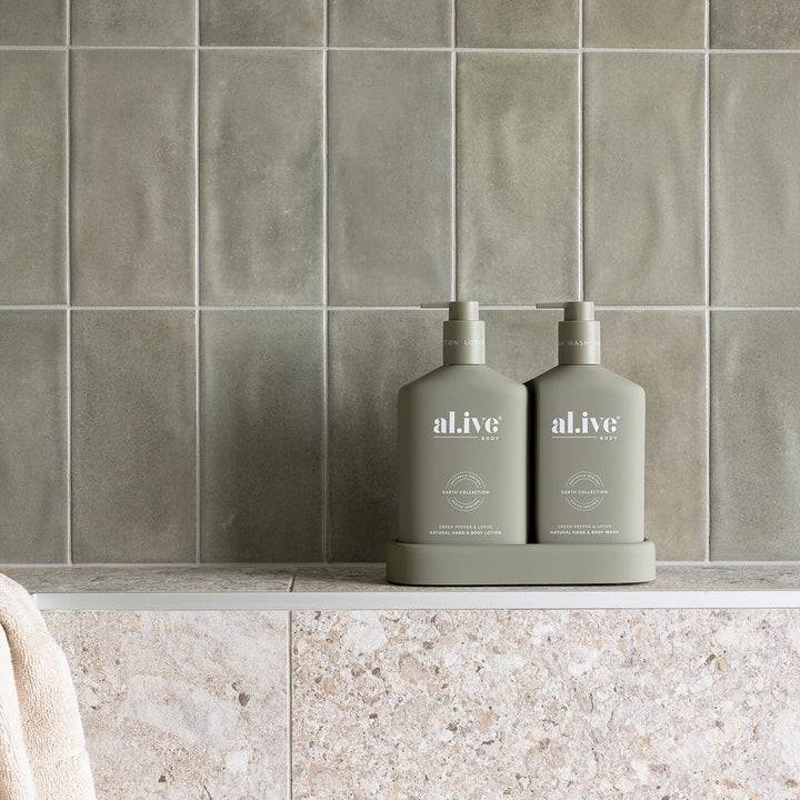 Al.ive - Wash + Lotion Duo - Green Pepper + Lotus