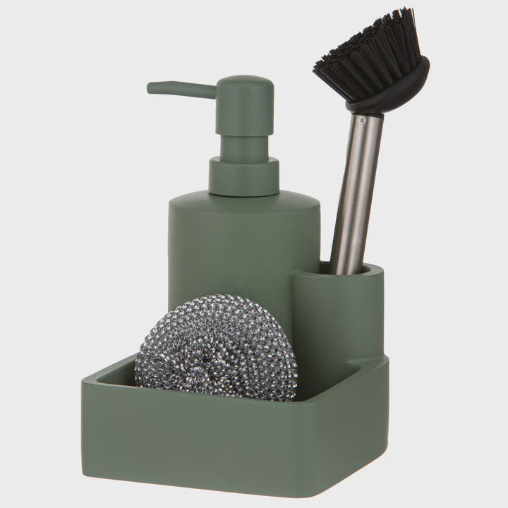 Kitchen Cleaning Set - Sage - 3pc