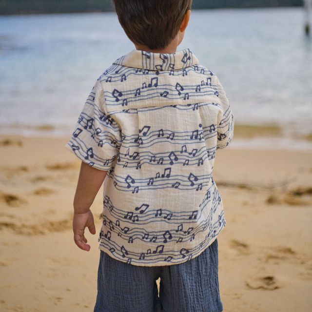 Nature Baby - Gutherie Shirt Muslin - Rhythm