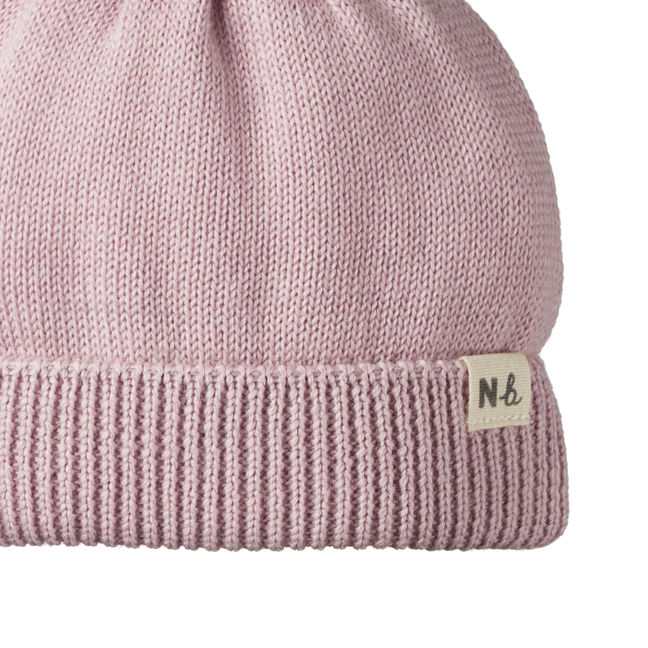 Nature Baby - Merino Pom Pom Beanie - Lilac