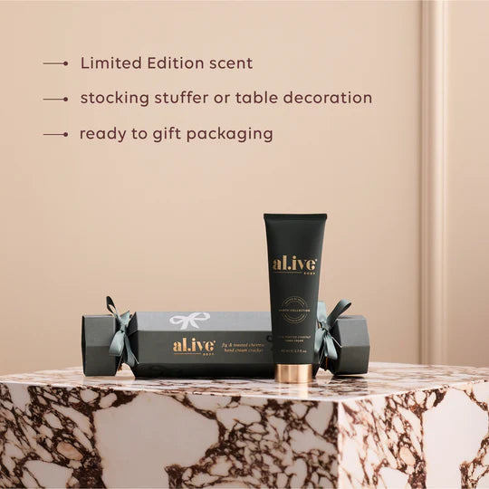 Al.ive - Hand Cream Cracker - Fig + Toasted Chestnut