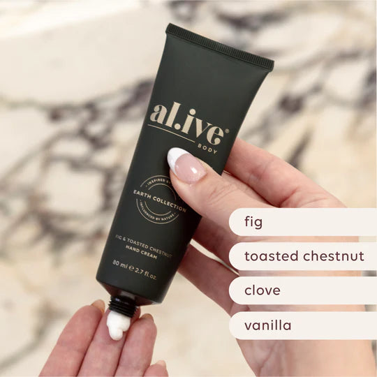 Al.ive - Hand Cream Cracker - Fig + Toasted Chestnut