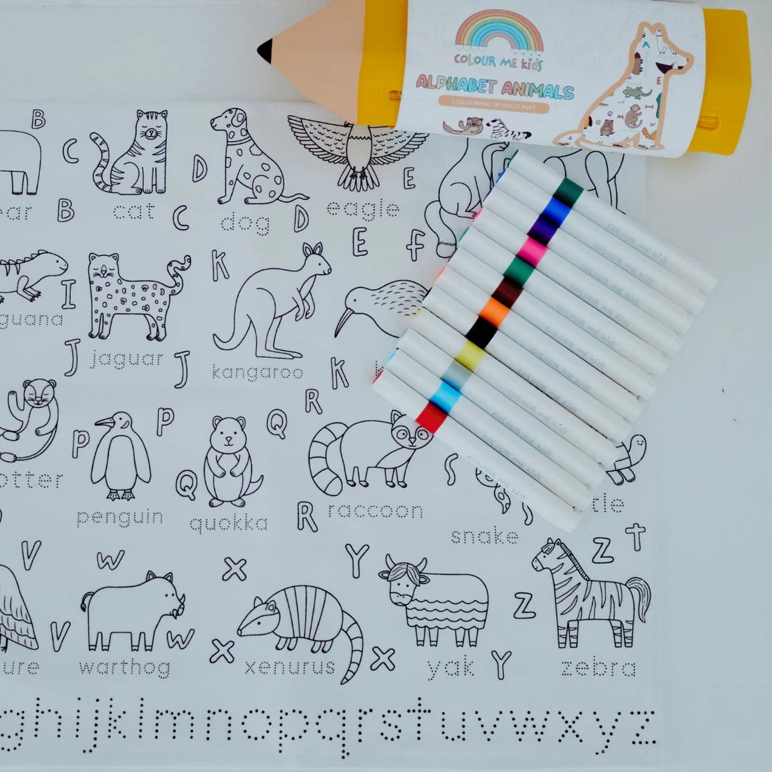 Washable + Reusable Colouring-In Mats
