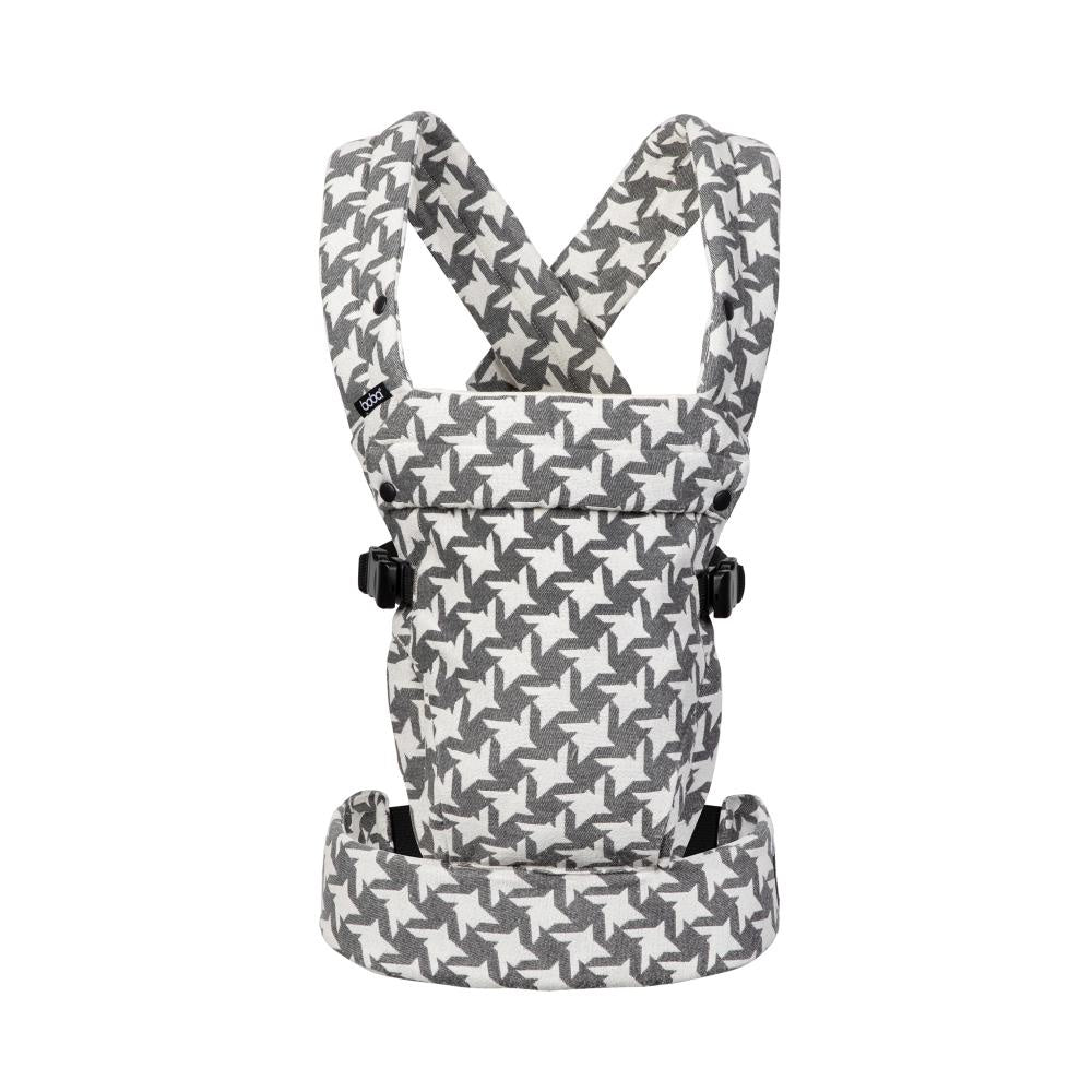 Boba Auri Baby Carrier - Grey Houndstooth