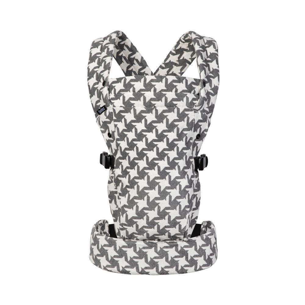 Boba Auri Baby Carrier - Grey Houndstooth