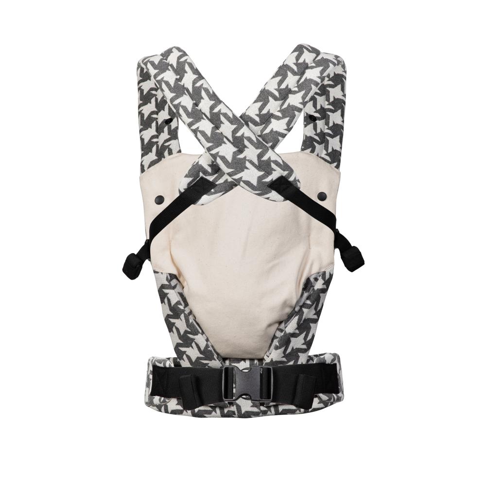Boba Auri Baby Carrier - Grey Houndstooth