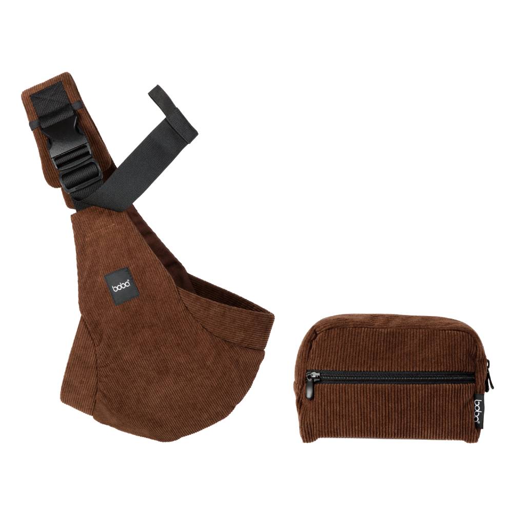 Boba Buddy Toddler Hip Carrier - Brown Cord