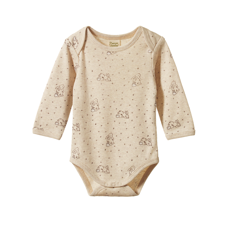 Nature Baby - L/S Bodysuit - Bramble Burrow Print