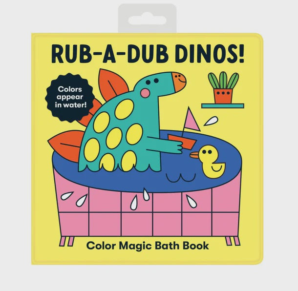 Magic Bath Colour Book - Rub-a-Dub-Dino
