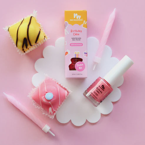 No Nasties - Scented Kids Polish - Birthday Cake - Pink
