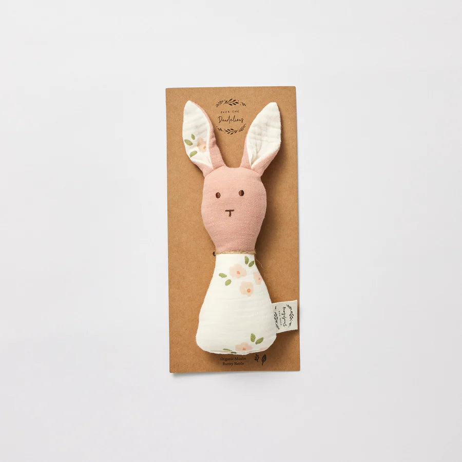 Bunny Rattle Muslin
