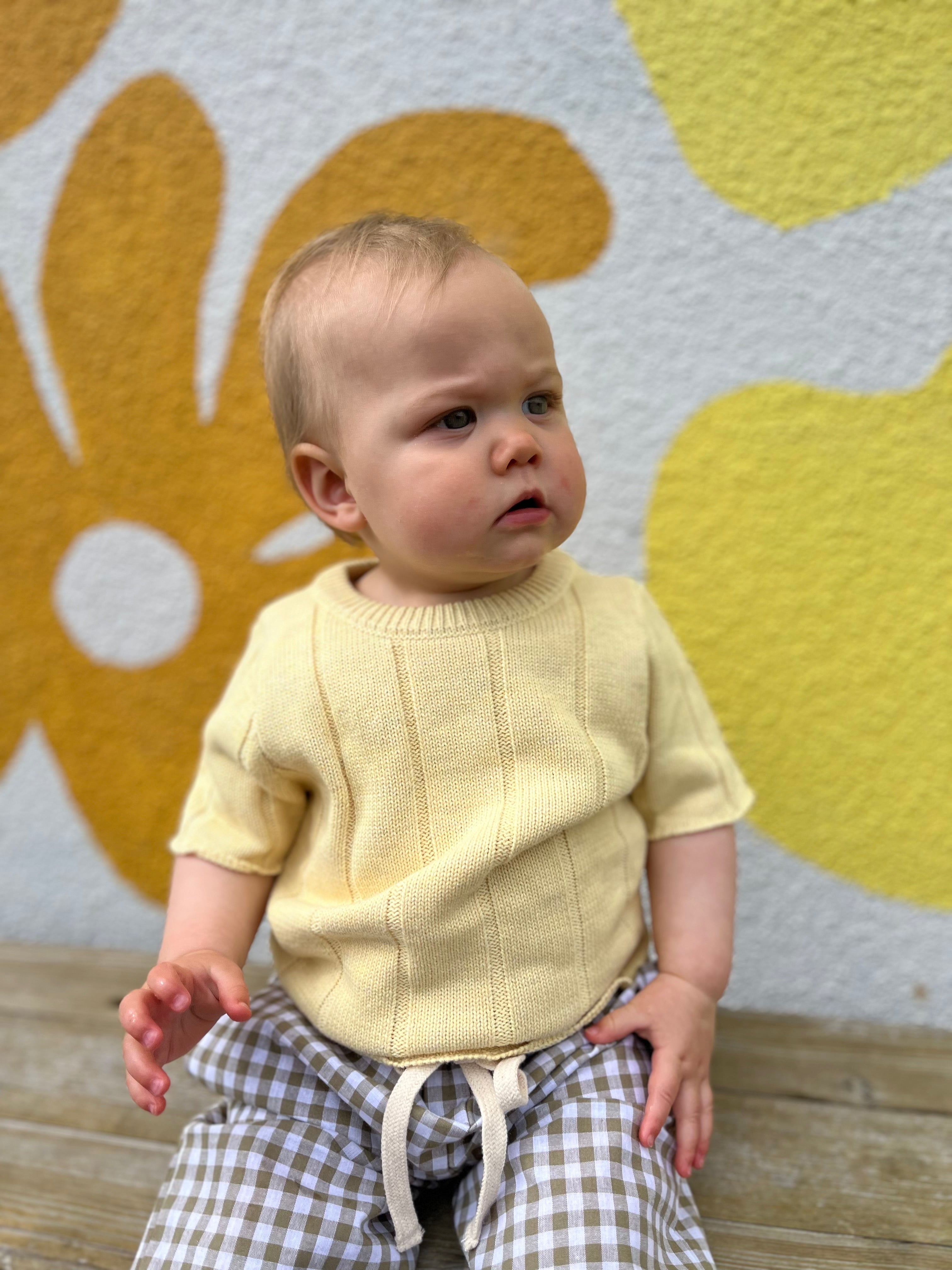 Slowly Label - Darcie Knit Tee - Butter