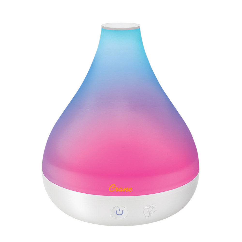 Crane - Cool Mist Humidifier + Aroma Diffuser - White