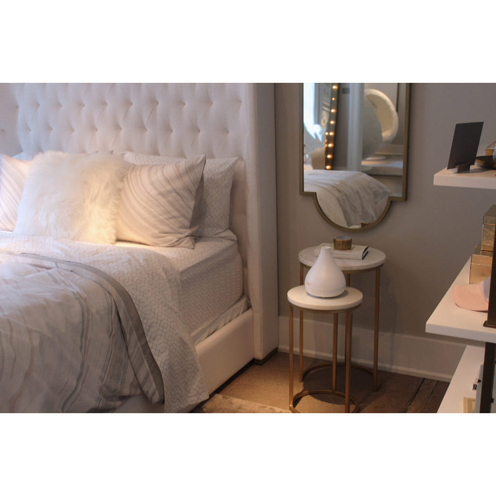 Crane - Cool Mist Humidifier + Aroma Diffuser - White