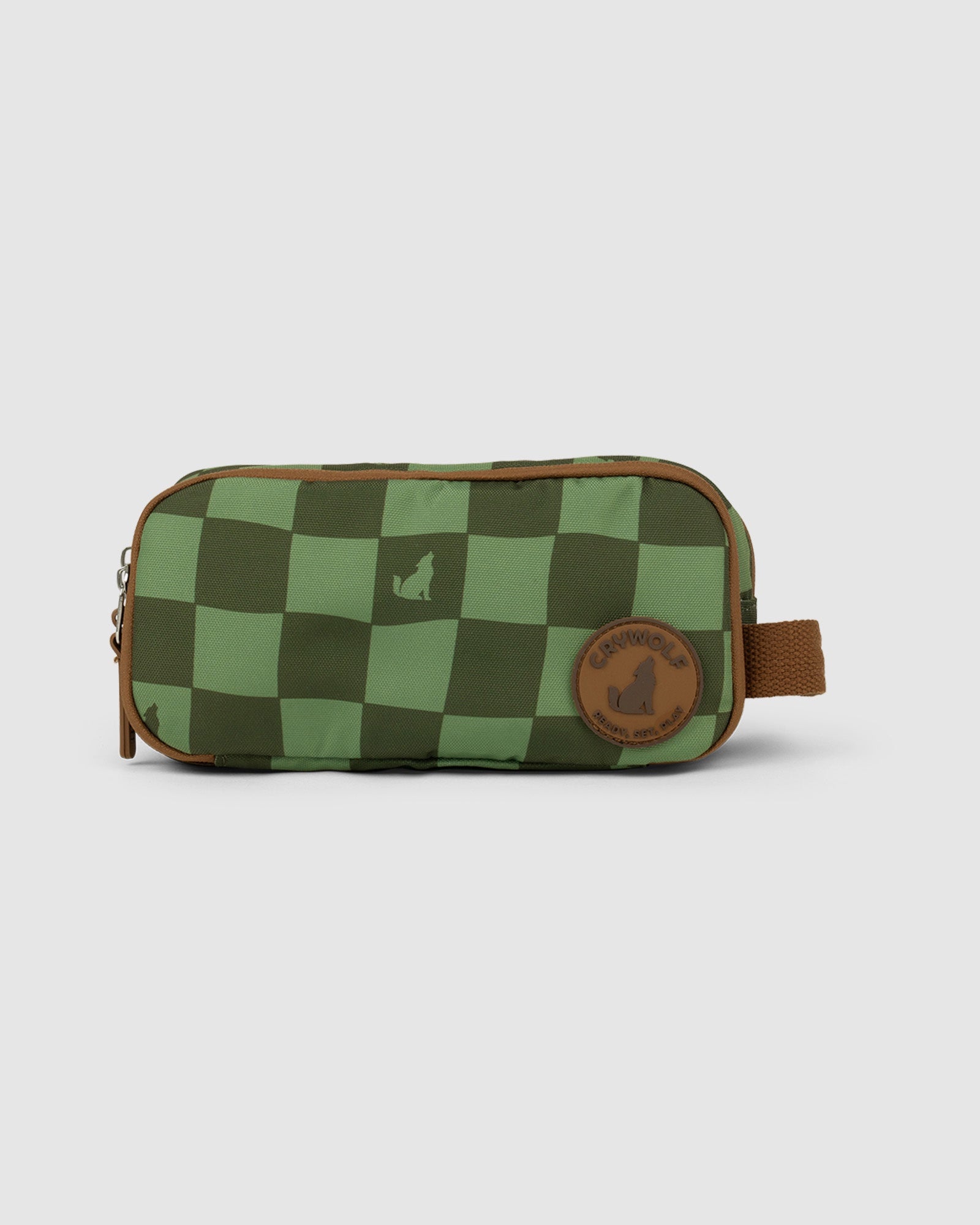 Crywolf - Fable Pencil Case - Green Check