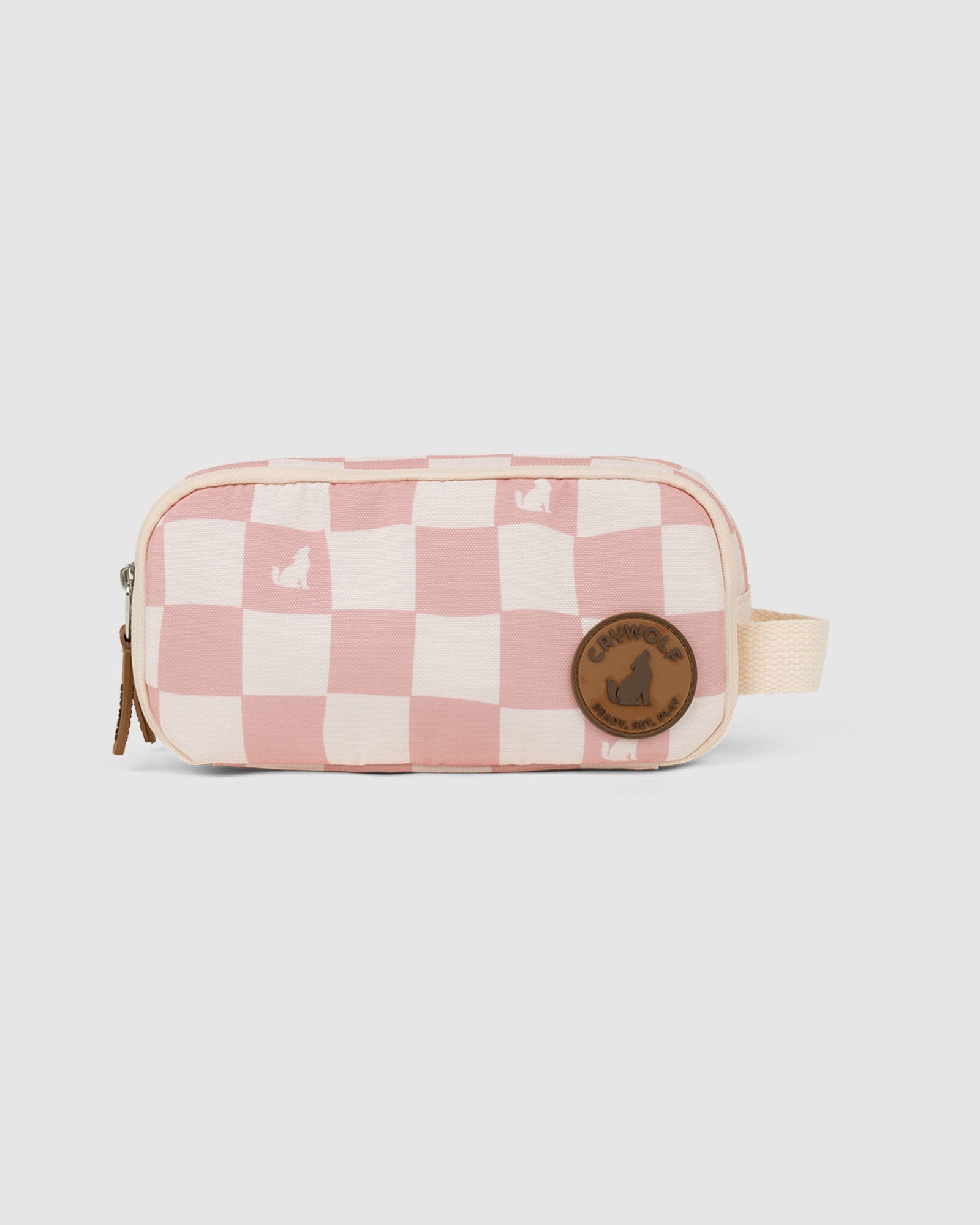 Crywolf - Fable Pencil Case - Pink Check