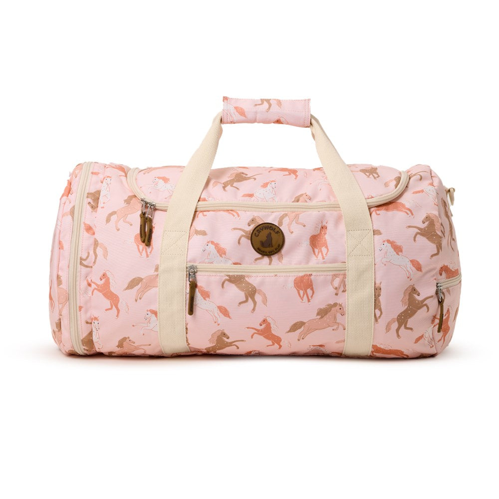 Crywolf - Packable Duffel - Blush Ponies
