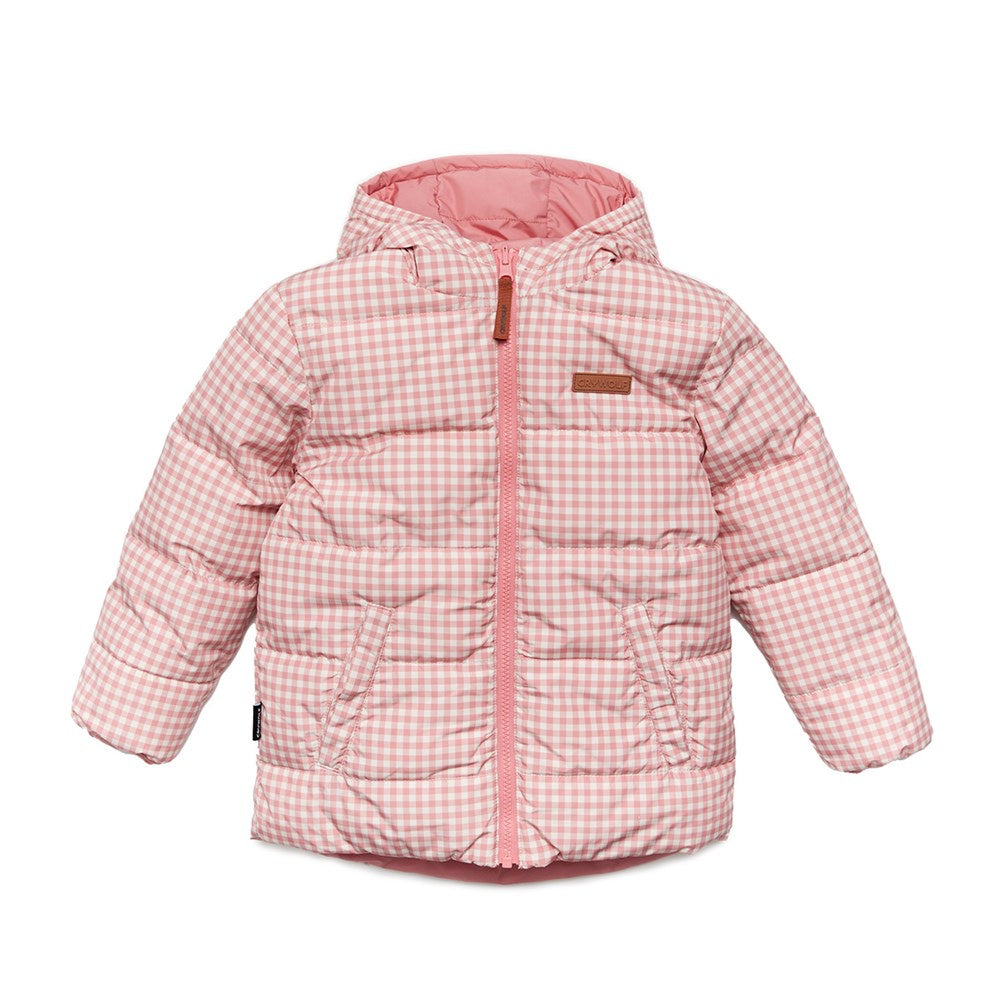 Crywolf - Reversible Eco-Puffer - Rose Gingham