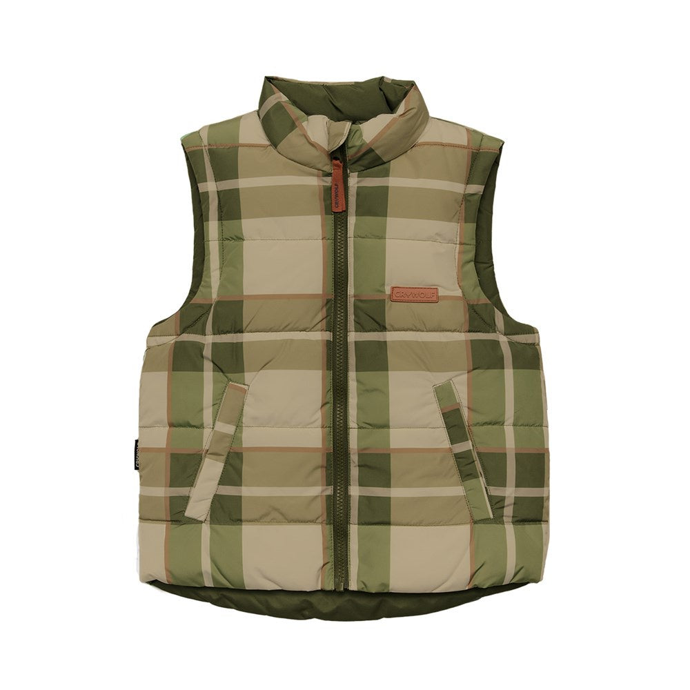 Crywolf - Reversible Eco-Vest - Field Plaid