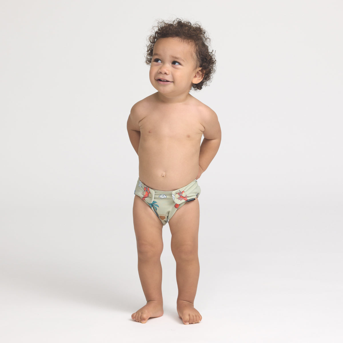 Crywolf - Reusable Swim Nappy - Lucky Days Sage