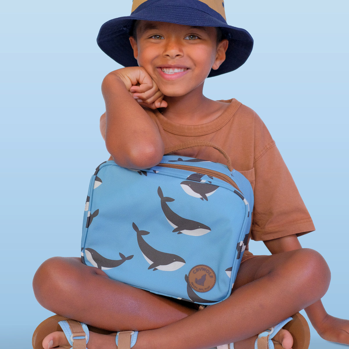 Crywolf - Everyday Lunch Bag - Whale Trail