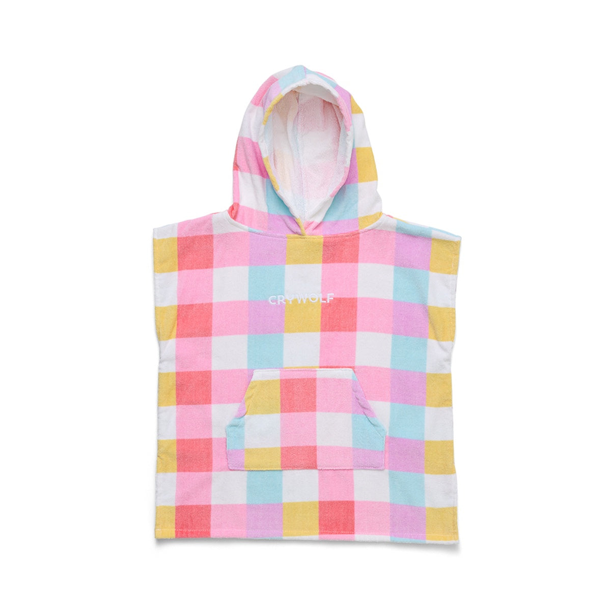 Crywolf - Hooded Towel - Pop Gingham