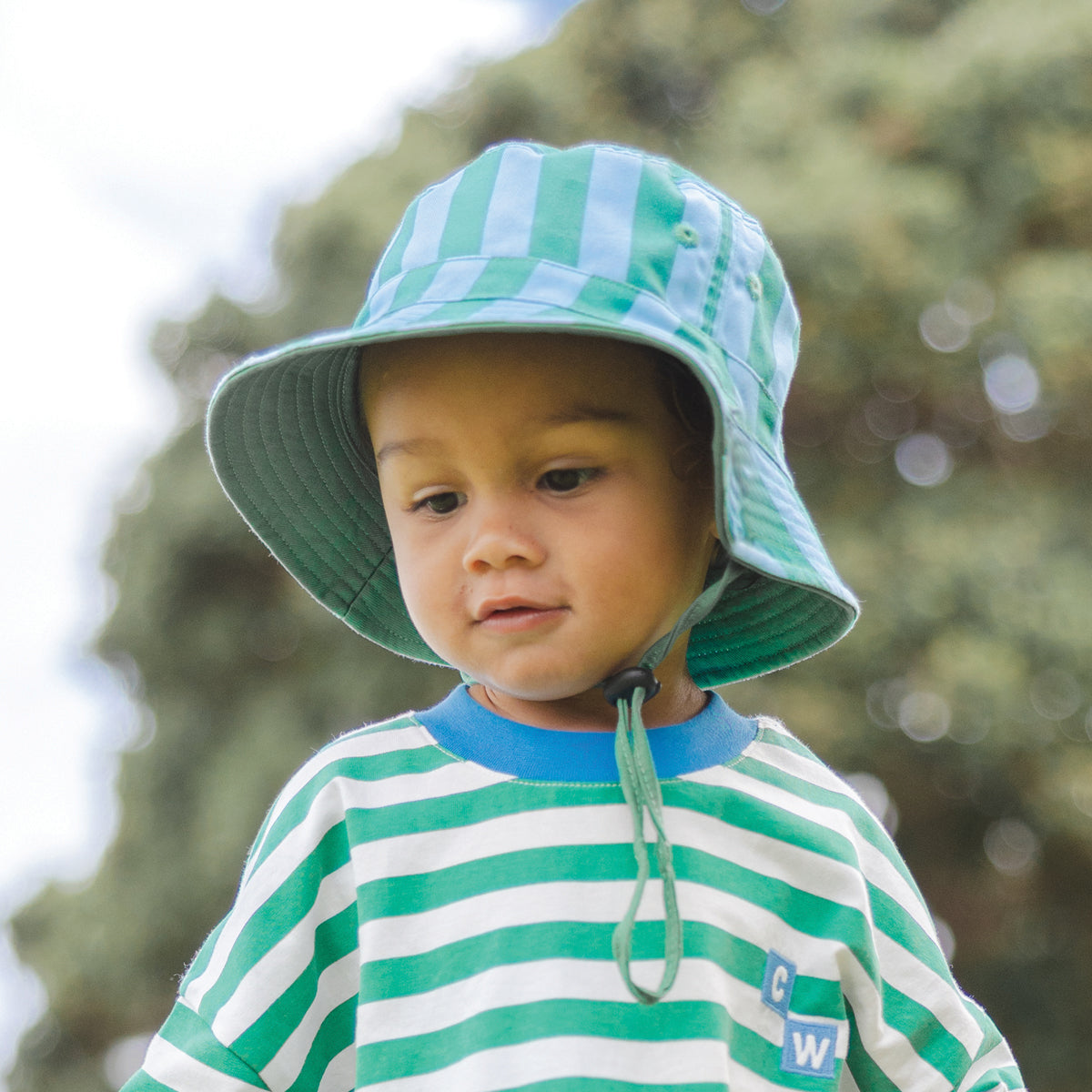 Crywolf - Reversible Bucket Hat - Deck Stripe