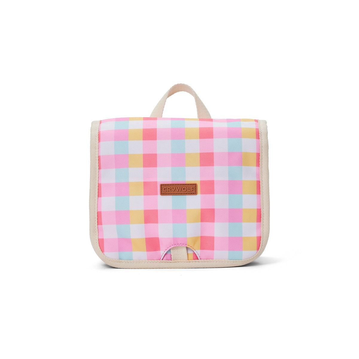 Crywolf - Hanging Toiletry Bag - Pop Gingham