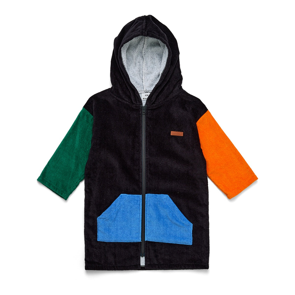 Crywolf - Zip-Up Towel - Seaside Colourblock