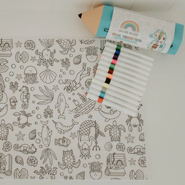 Washable + Reusable Colouring-In Mats