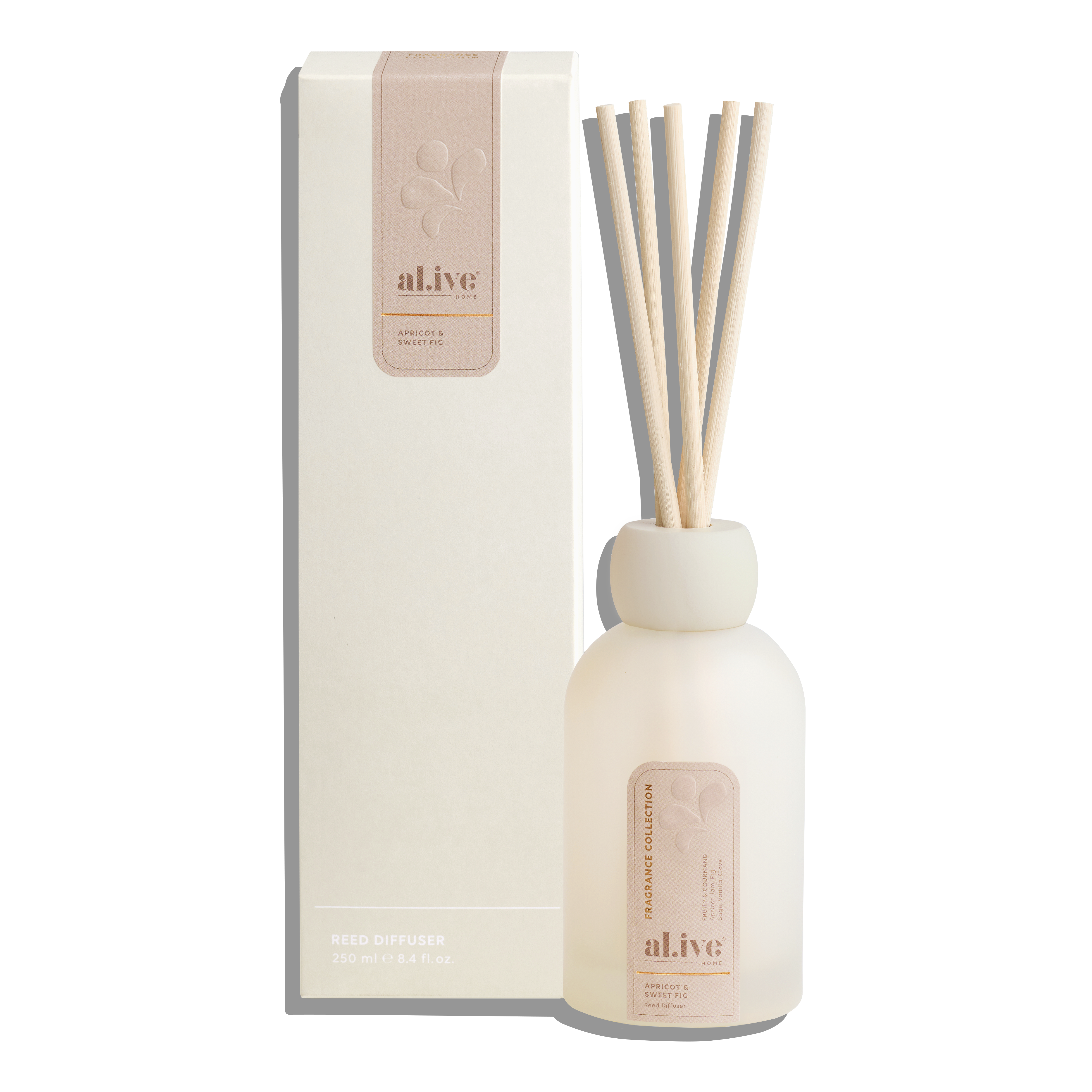 Al.ive - Reed Diffuser - Apricot + Sweet Fig