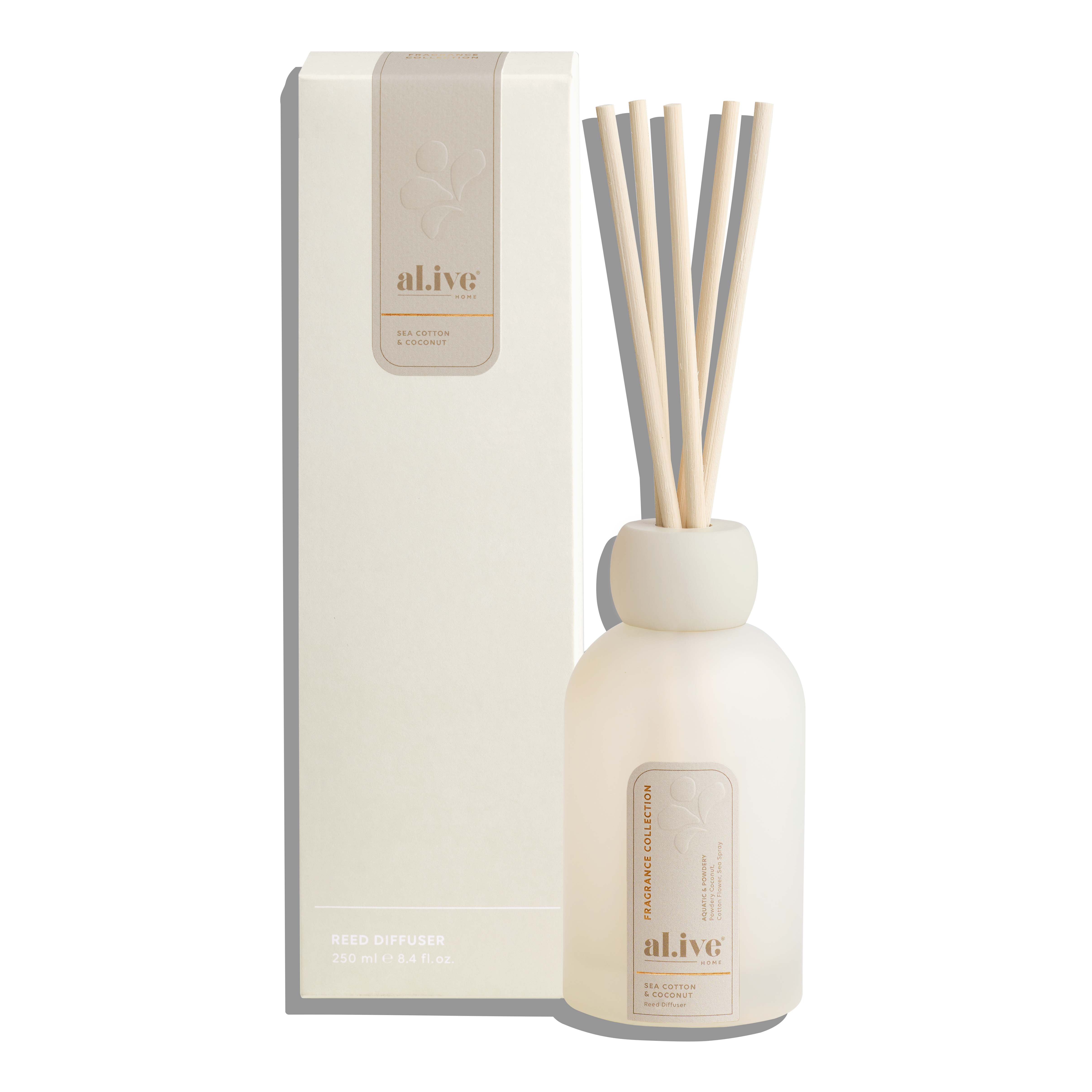 Al.ive - Reed Diffuser - Sea Cotton + Coconut