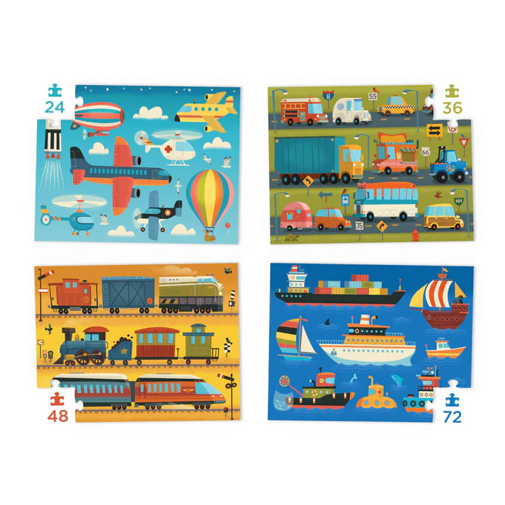Croc Creek Four Puzzles - 24pc, 36pc, 48pc + 72pc