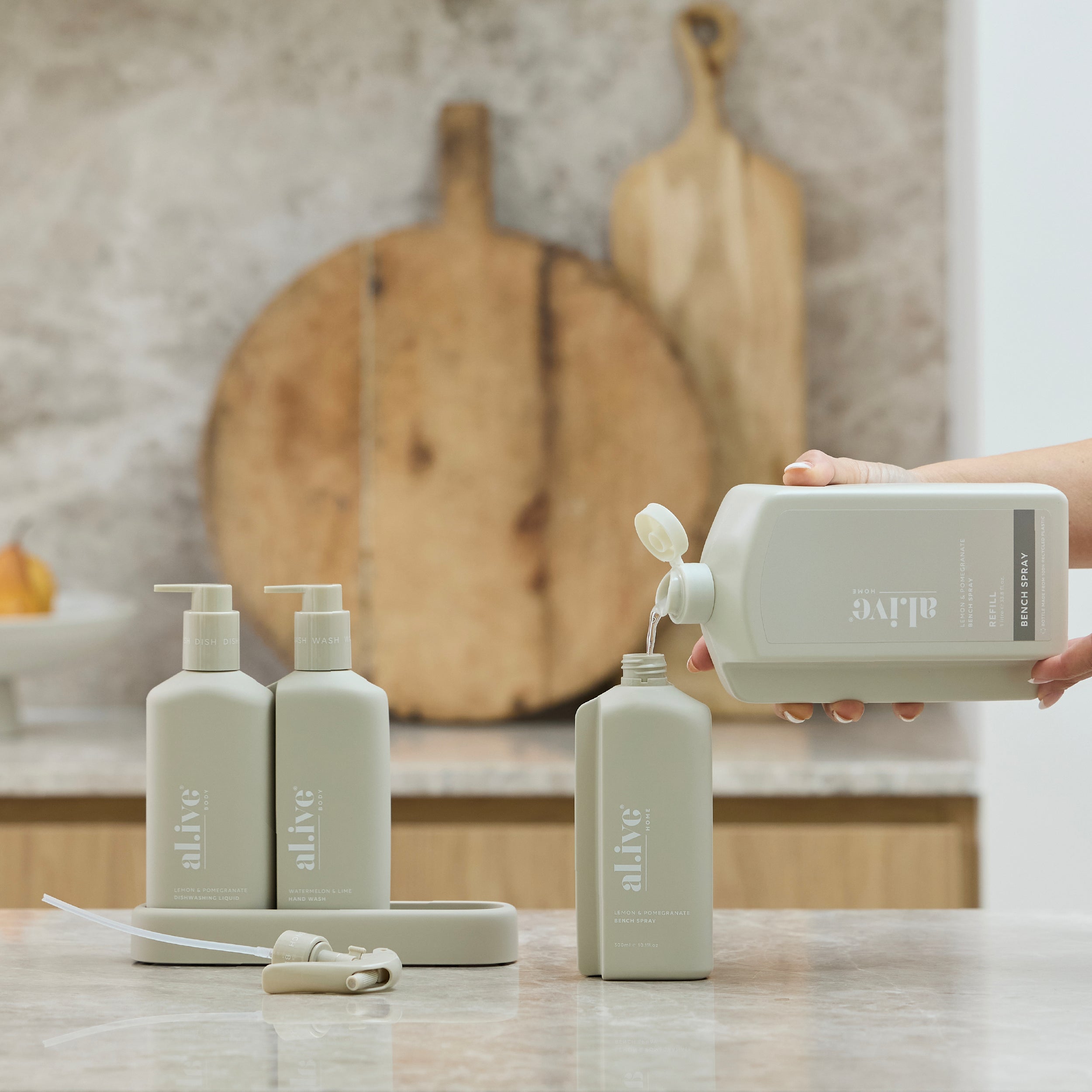 Al.ive - Bench Spray Refill - Lemon + Pomegranate