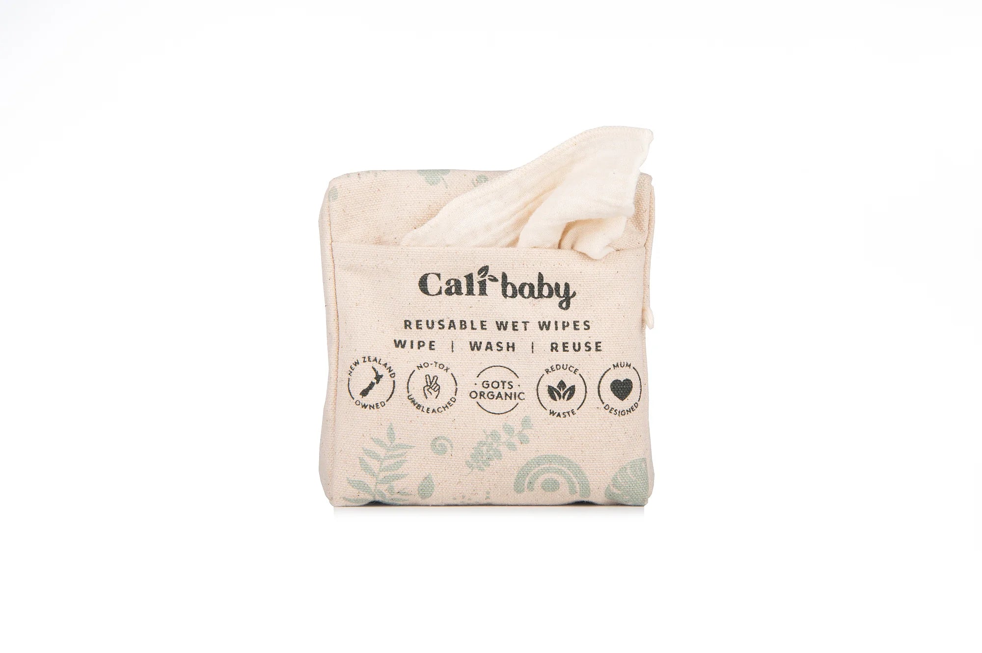 Caliwoods - Reusable Muslin Cloths