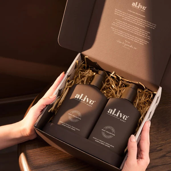 Al.ive - Transformative Wash + Lotion Duo - Vanilla Cream + Tonka Bean