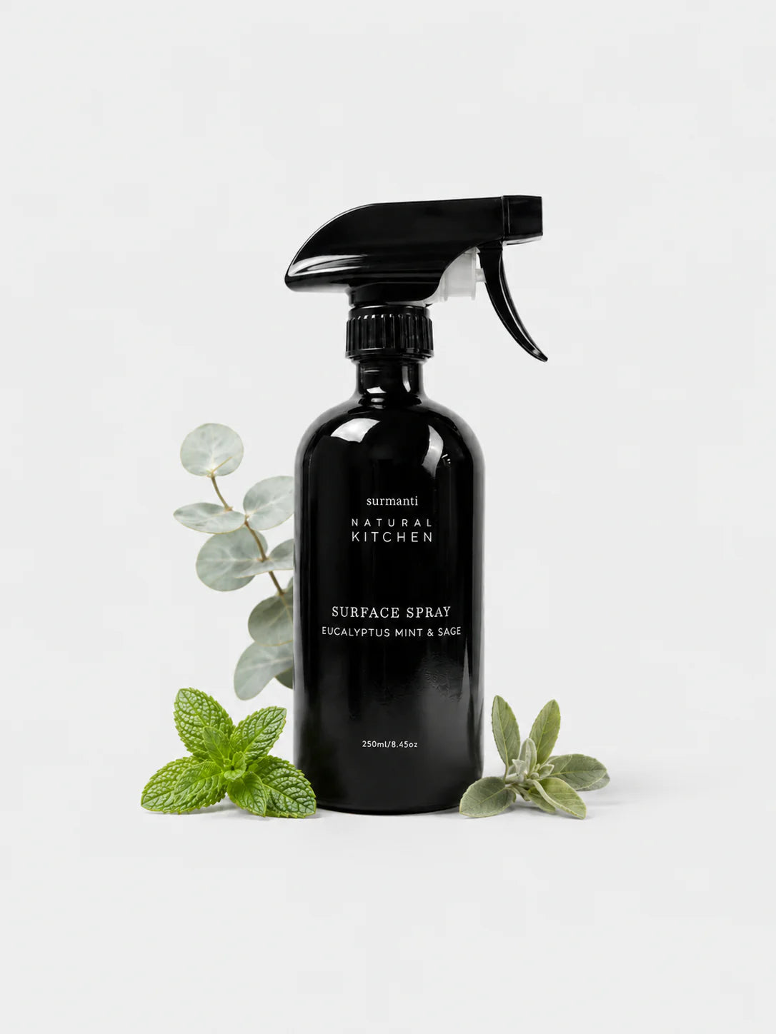 Surmanti - Natural Kitchen Surface Spray 250ml - Eucalyptus, Mint + Sage