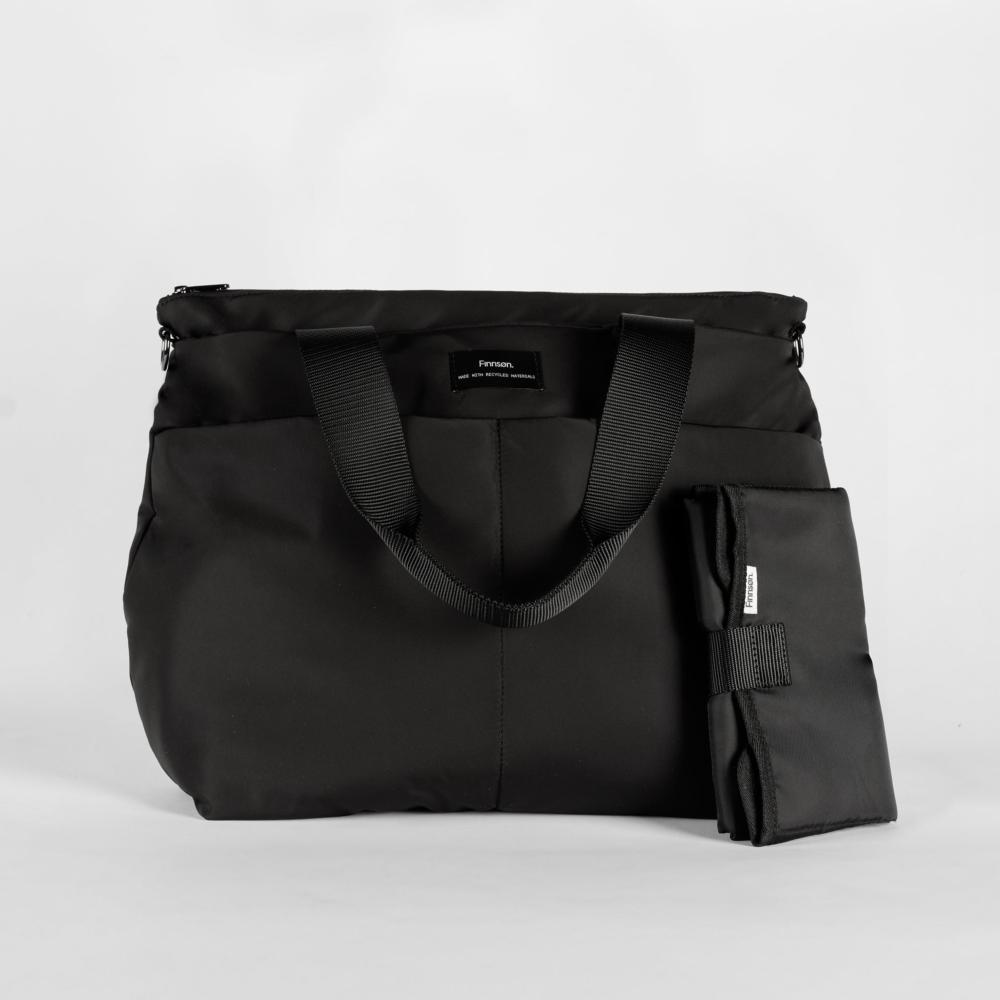 Finnson - SIGRID Eco Changing Bag Tote - Black