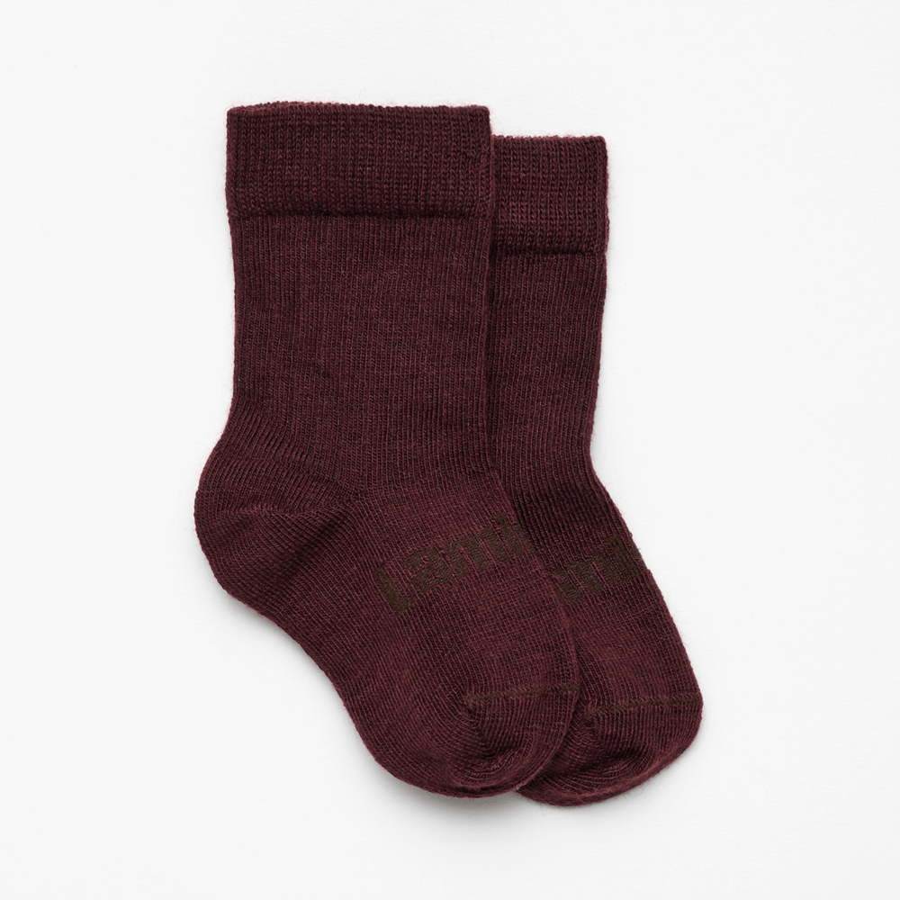 Lamington - Merino Crew Socks - Fig