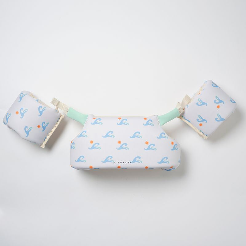 Sunnylife - Floatie Jacket 3-6Y - Sammy the Seagull Blue Wave