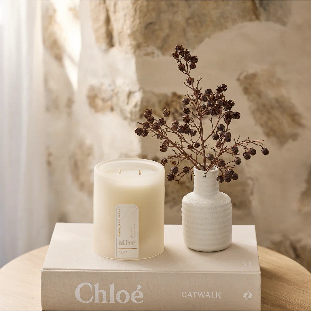Al.ive - Soy Candle - Mango + Lychee