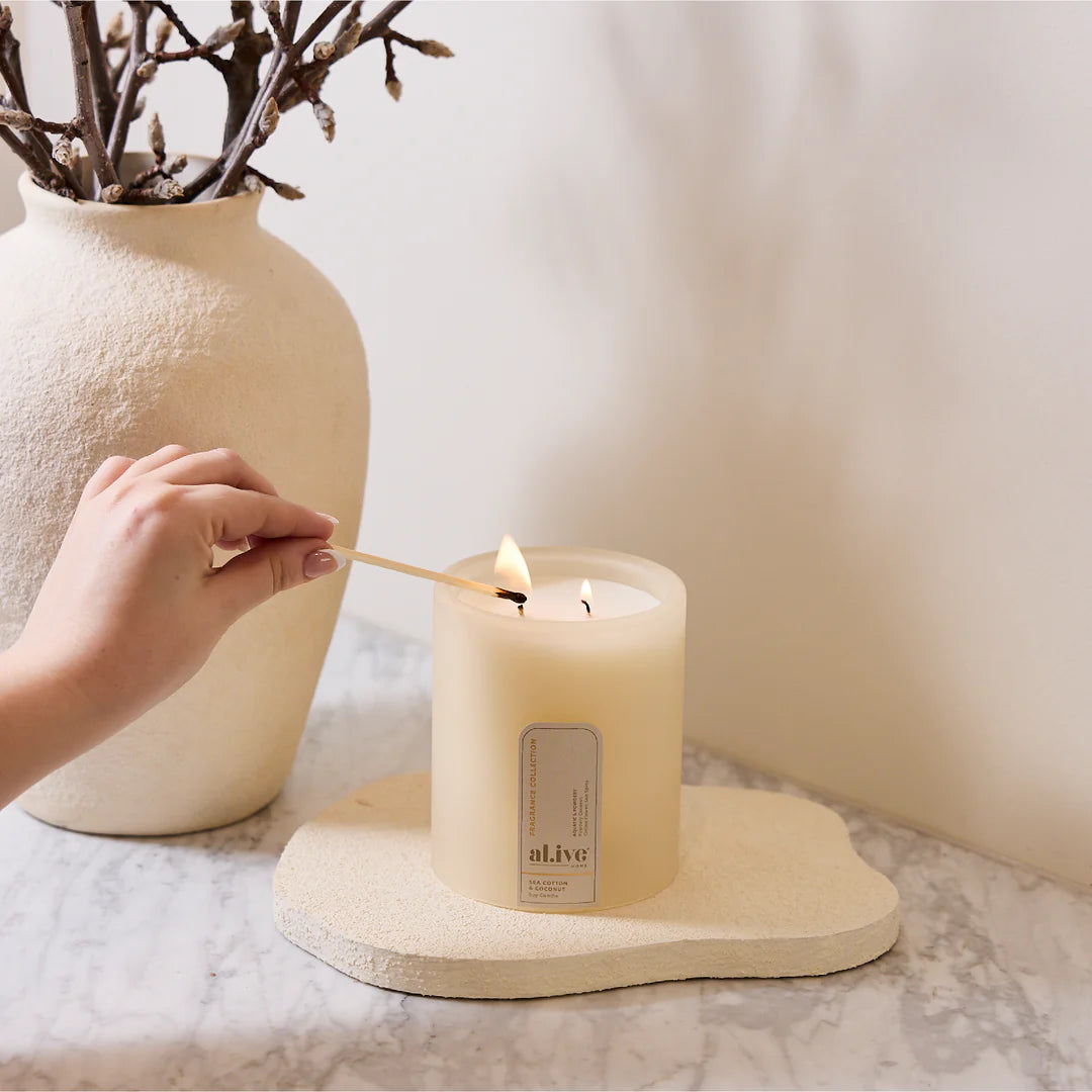 Al.ive - Soy Candle - Sea Cotton + Coconut